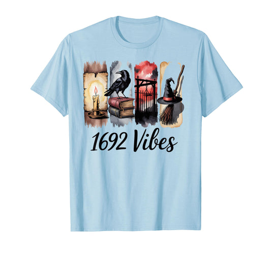 1692 Vibes Salem Witch Trials Historical Gothic T-Shirt