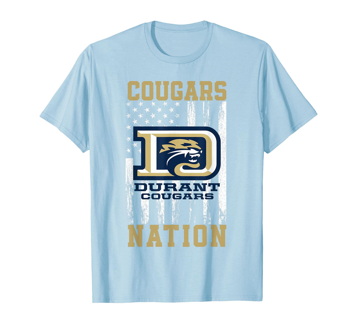 Durant Cougars Logo Nation HS T-Shirt