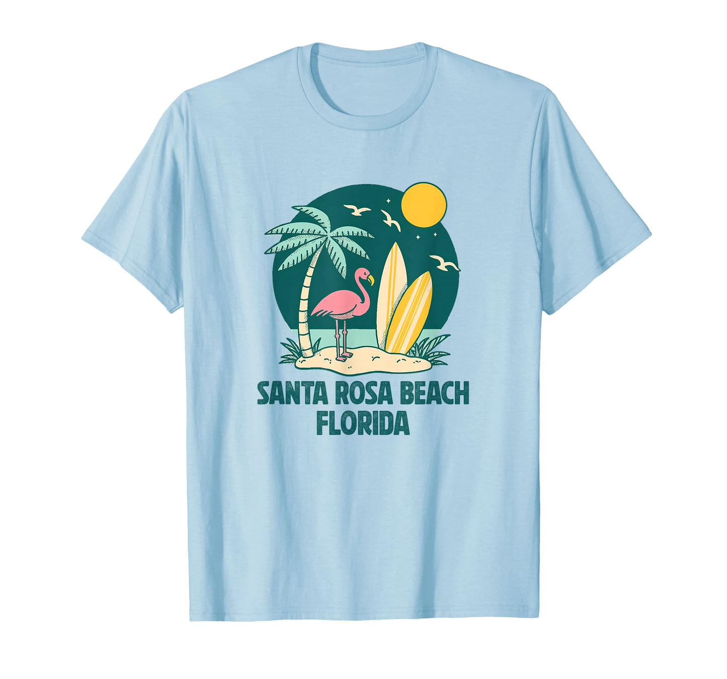 Santa Rosa Beach Florida Souvenir Walton County T-Shirt