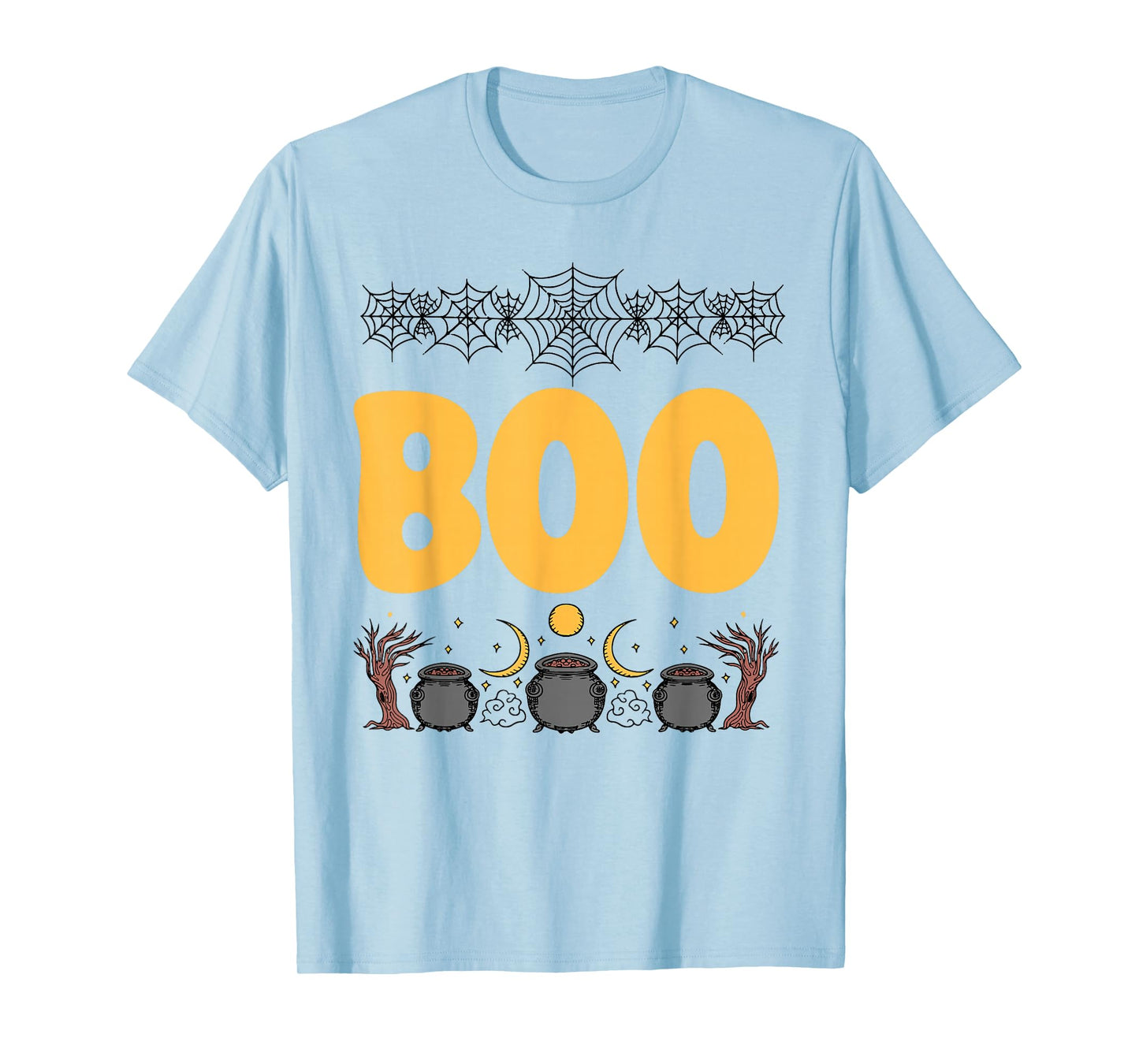 Boo Halloween Spider Witch Trick or Treat Halloween Lover T-Shirt