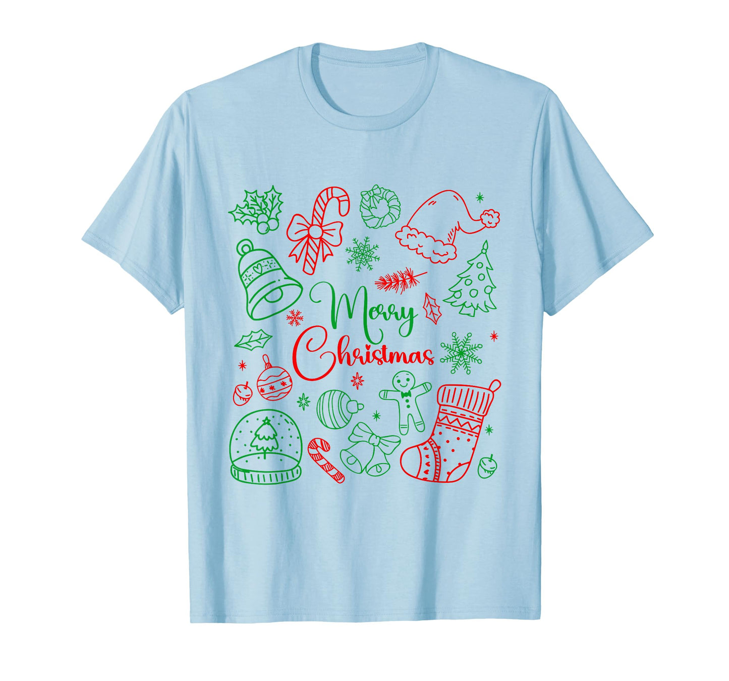Merry Christmas Bow Santa Xmas Coquette Aesthetic Girl Women T-Shirt