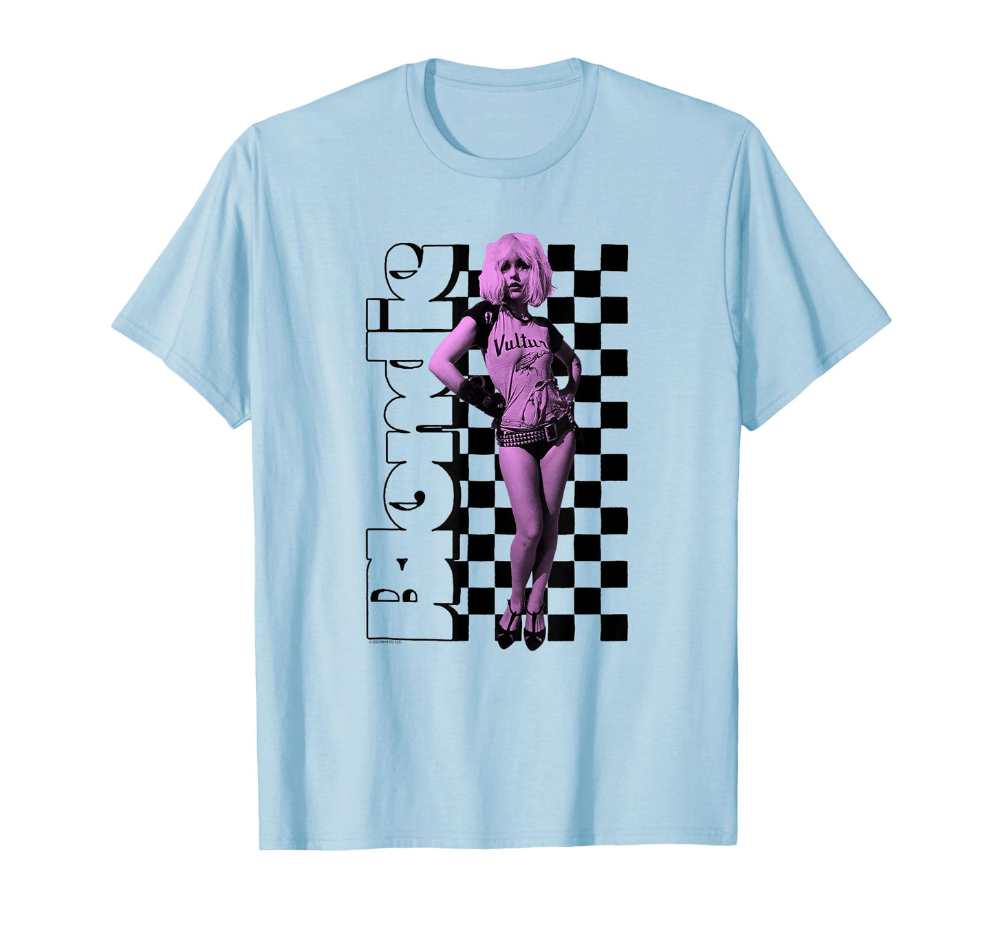 Blondie Checkerboard Portrait Vintage Band T-Shirt