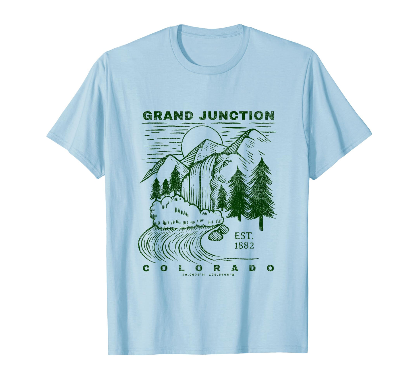 Grand Junction Colorado Neat Souvenir Rustic Grand Junction T-Shirt