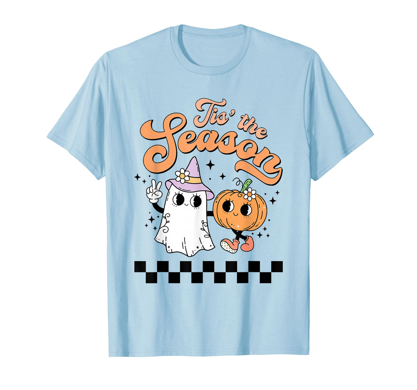 Tis The Season Ghost Pumpkin Halloween T-Shirt
