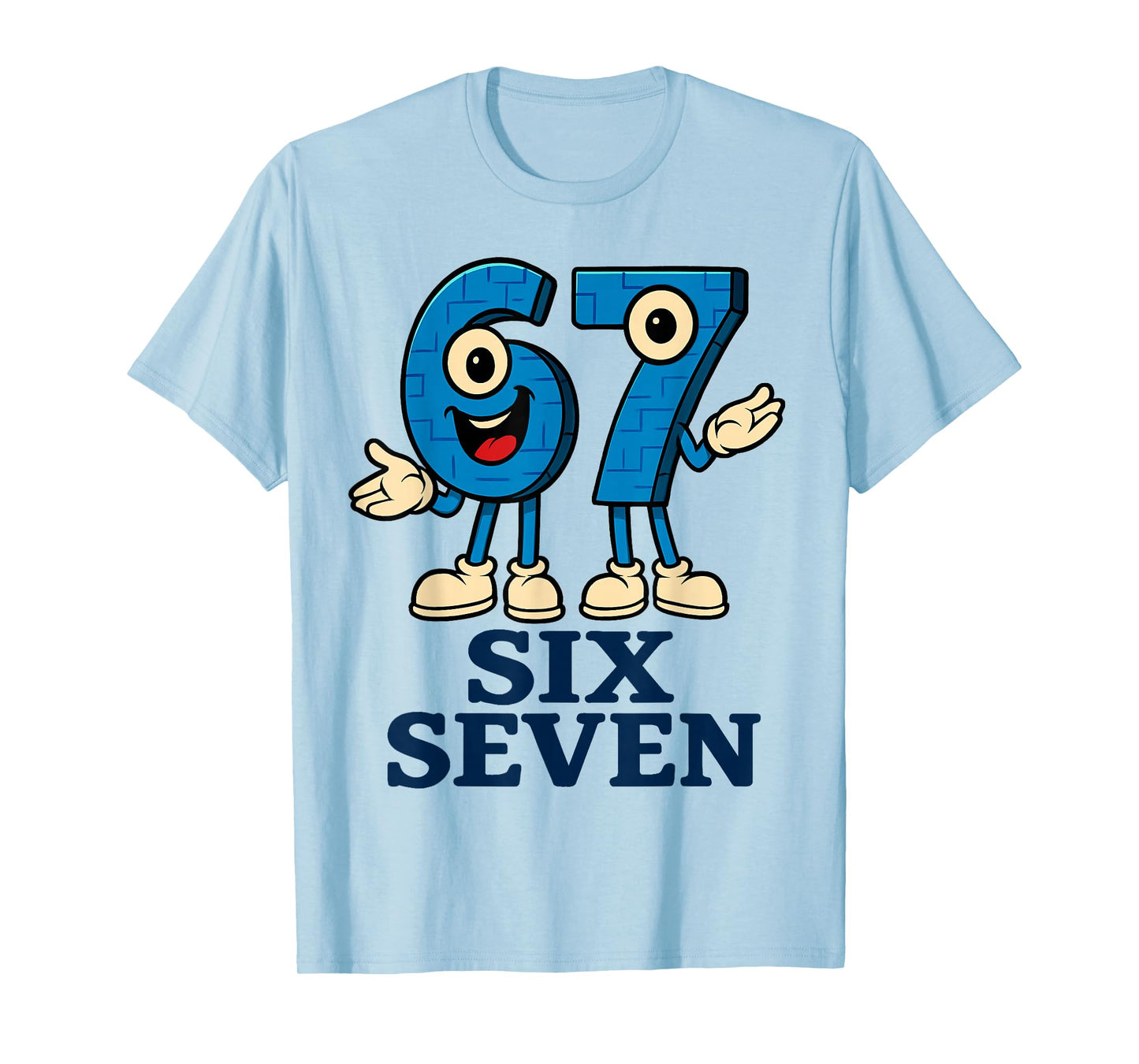 67 Six Seven 6-7 - Funny Italian Brainrot Kids Gaming Meme T-Shirt