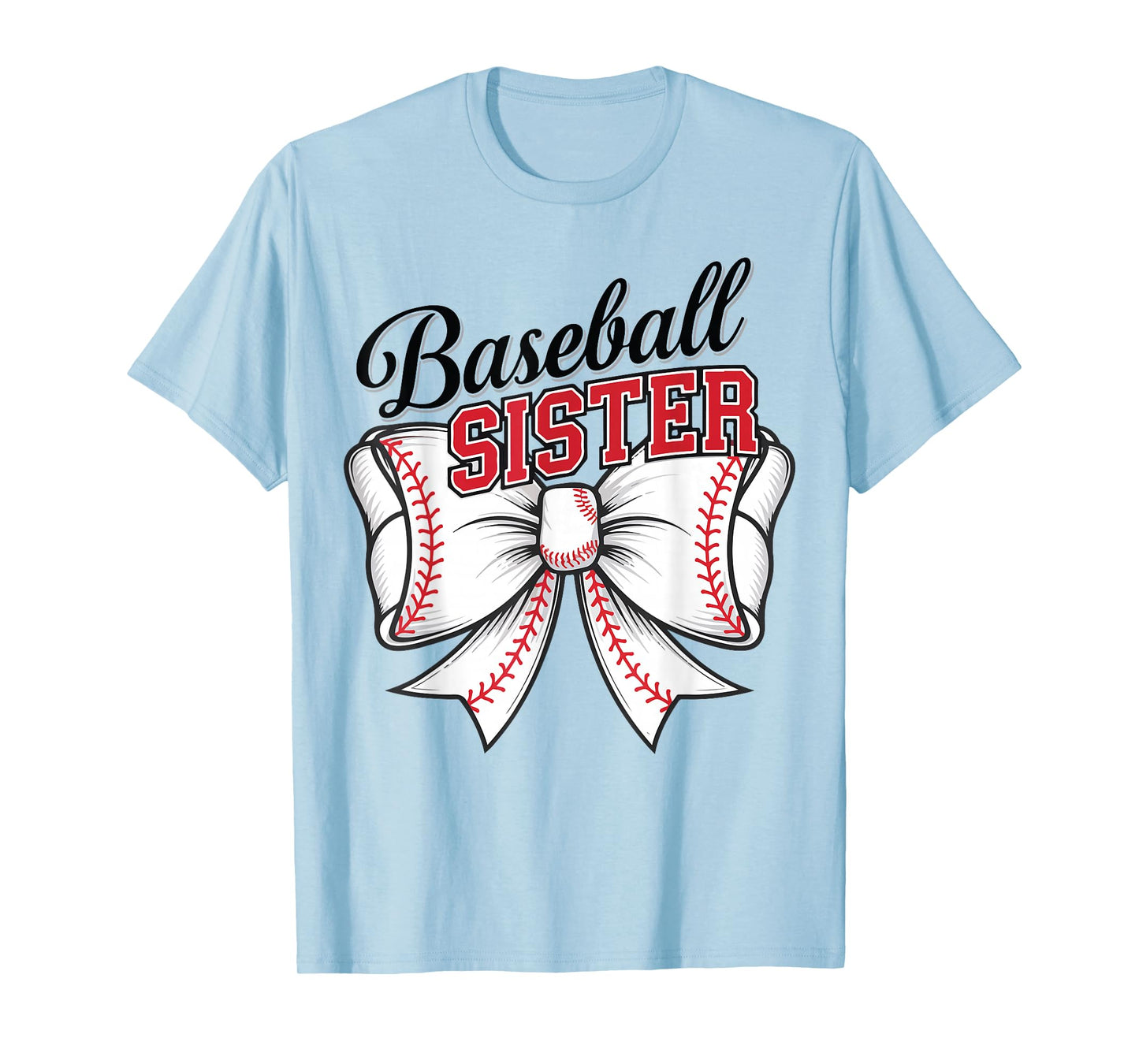 Girl Baseball Sister Coquette Bow Baseball Game Day Toddler T-Shirt
