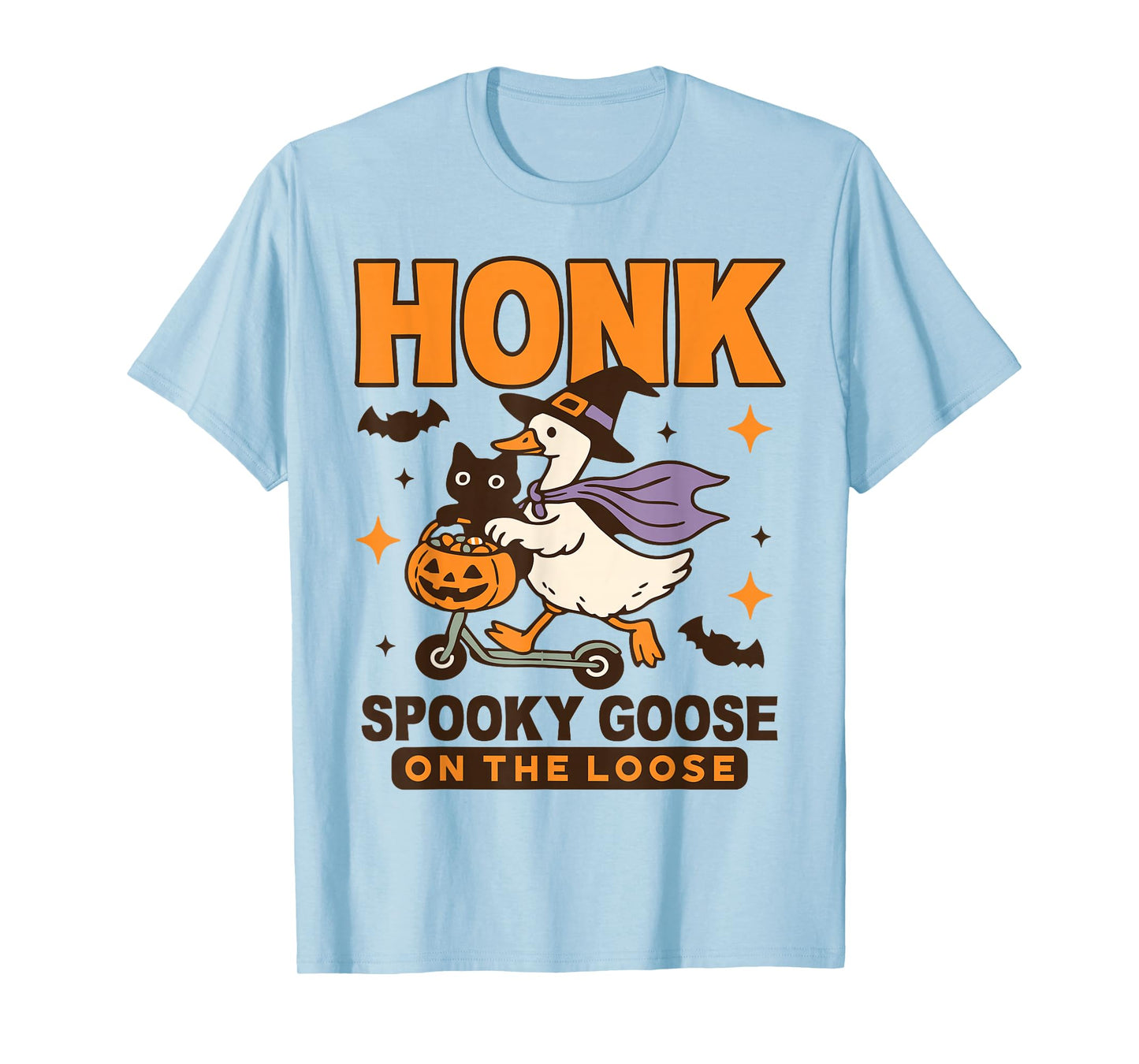 Honk Goose Funny Spooky Goose On The Loose T-Shirt