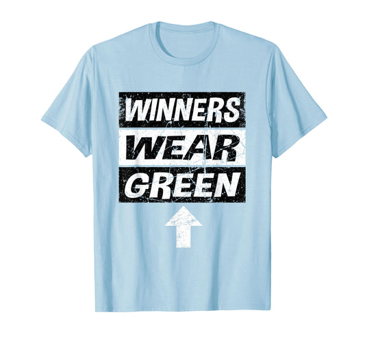 Retro Winners Wear Green Team Spirit Week Shirt Game T-Shirt