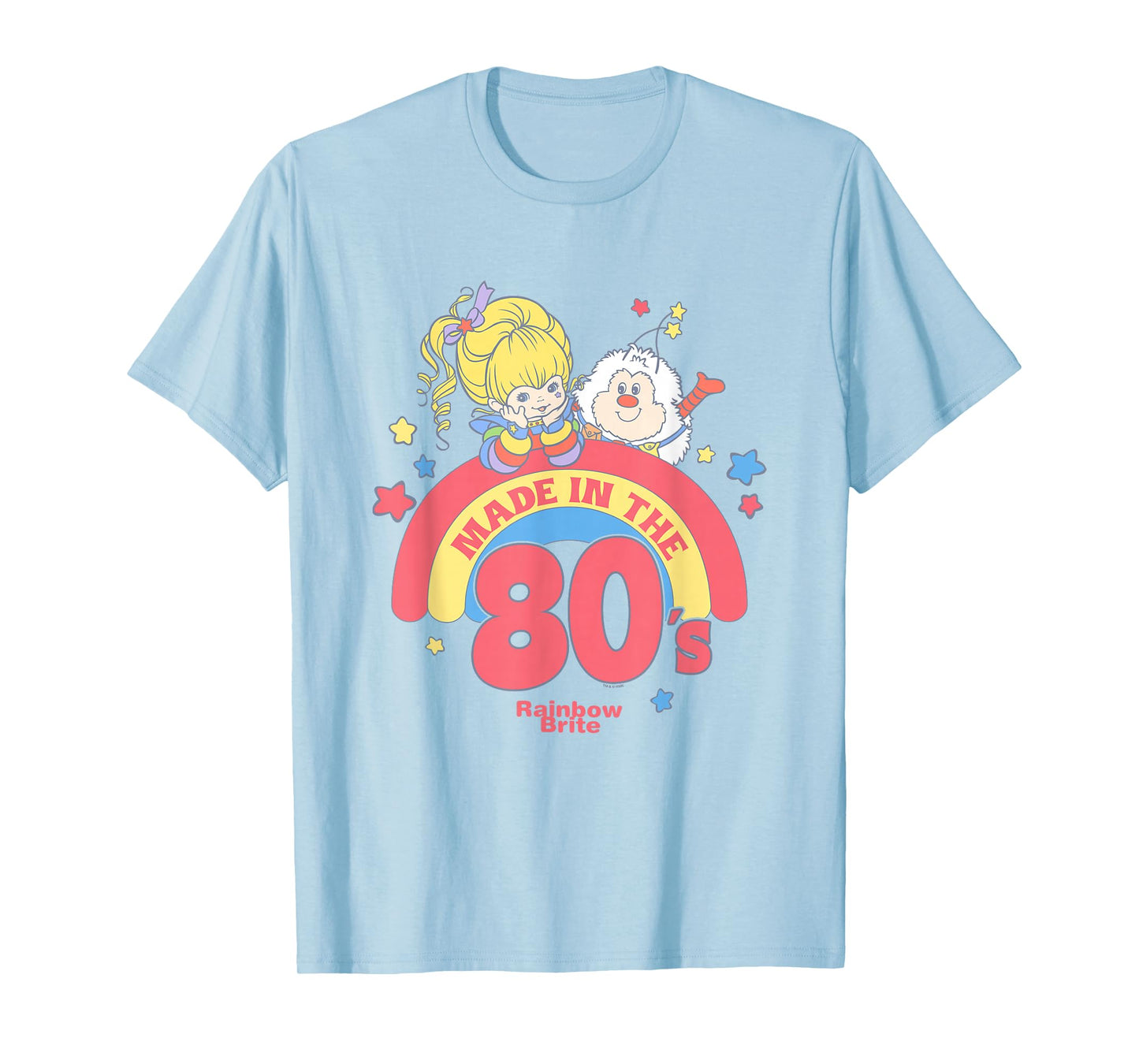 Rainbow Brite Me In The 80's Pastel Colors Retro Chest Logo T-Shirt