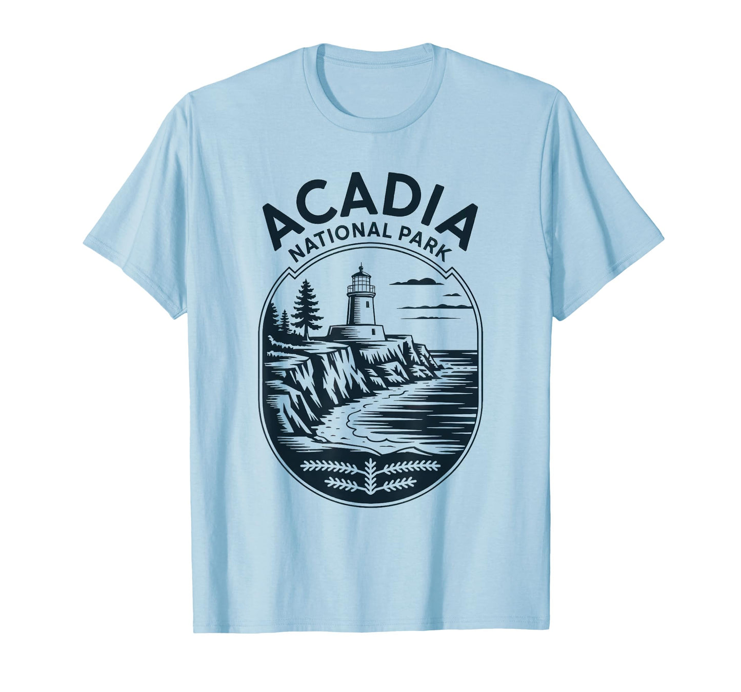 Acadia National Park Retro Camping Hiking US National Park T-Shirt