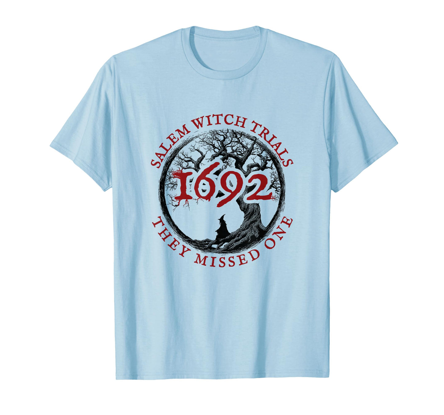 Salem Witch Trials 1692 Vintage Occult Humor History Design T-Shirt