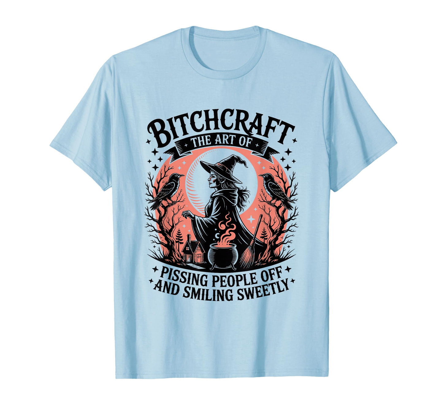 Bitchcraft Funny Witch Halloween T-Shirt