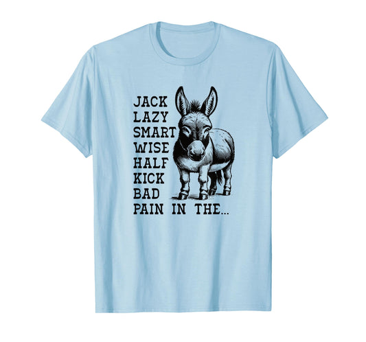 Donkey Smart Ass Wise Ass Kick Ass Funny Donkey T-Shirt