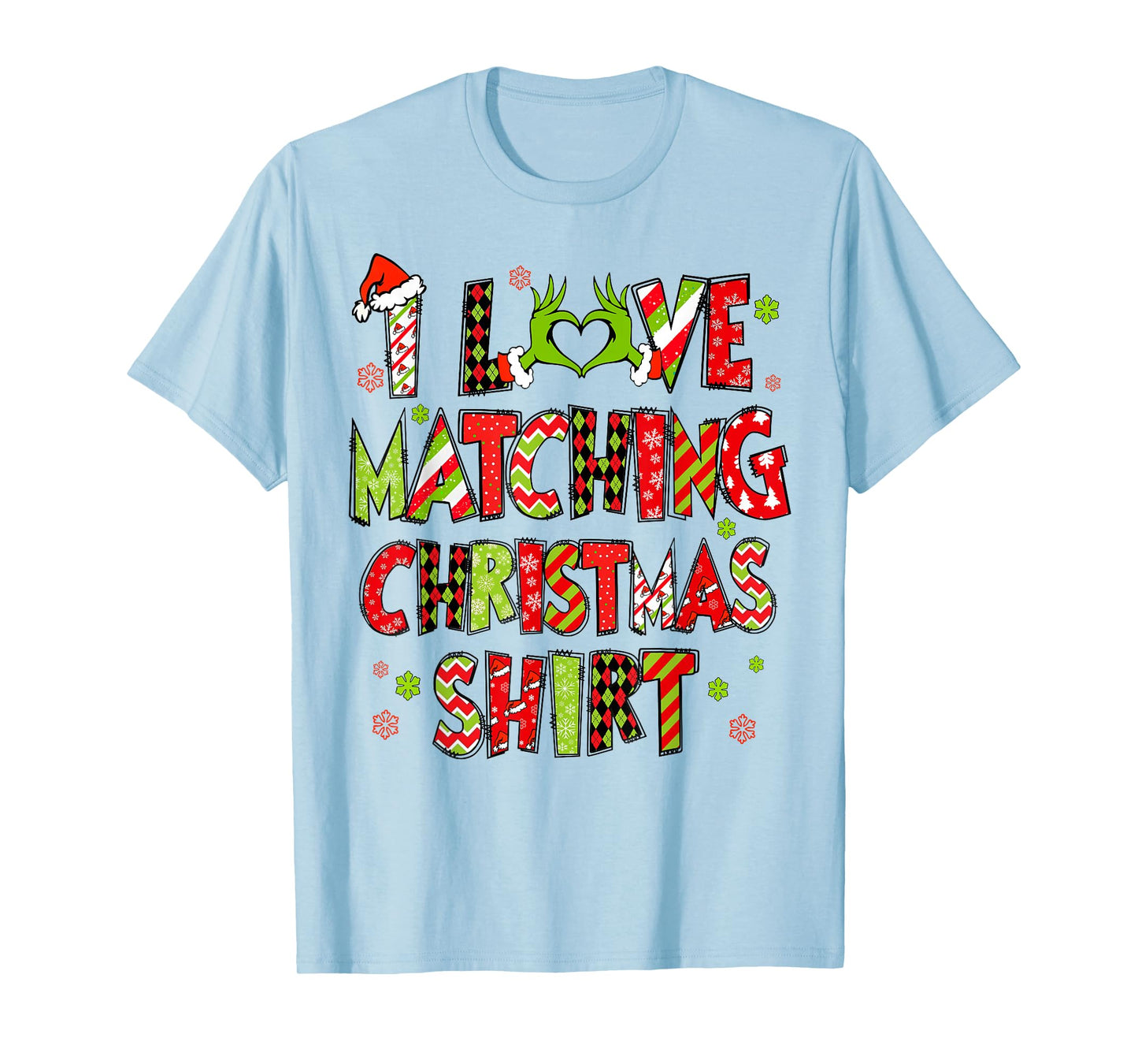 I Love Matching Christmas Shirt But I Don't Couples Pajamas T-Shirt