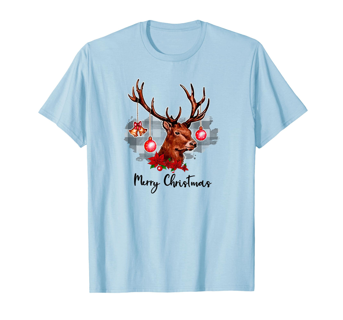 Merry Christmas Oh Deer Trendy Boho Chic Reindeer X-Mas Vibe T-Shirt