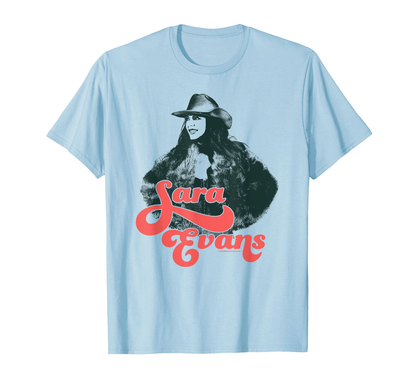 Sara Evans Bust Vintage Portrait T-Shirt