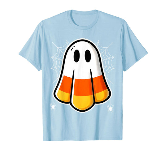 Funny Candy Corn Ghost Halloween Costume KIds Boys Girls T-Shirt