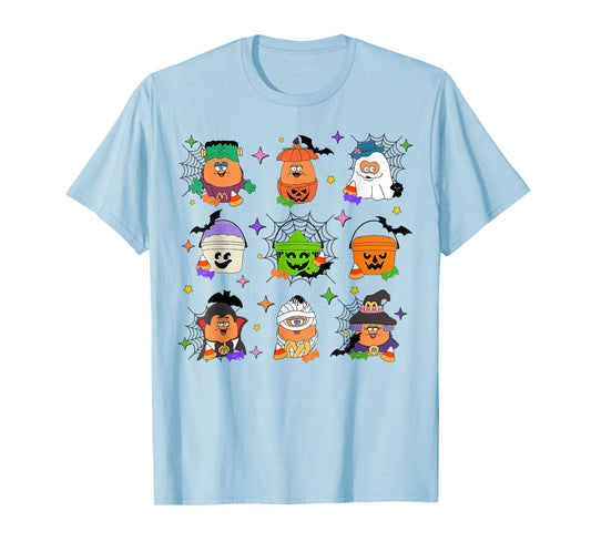 Spooky Nuggets Meal Bucket Halloween Chicken Nuggets T-Shirt