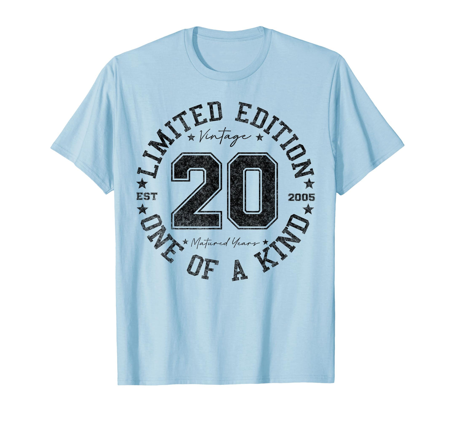 20 Year Old Gifts Vintage 2005 Limited Edition 20th Birthday T-Shirt
