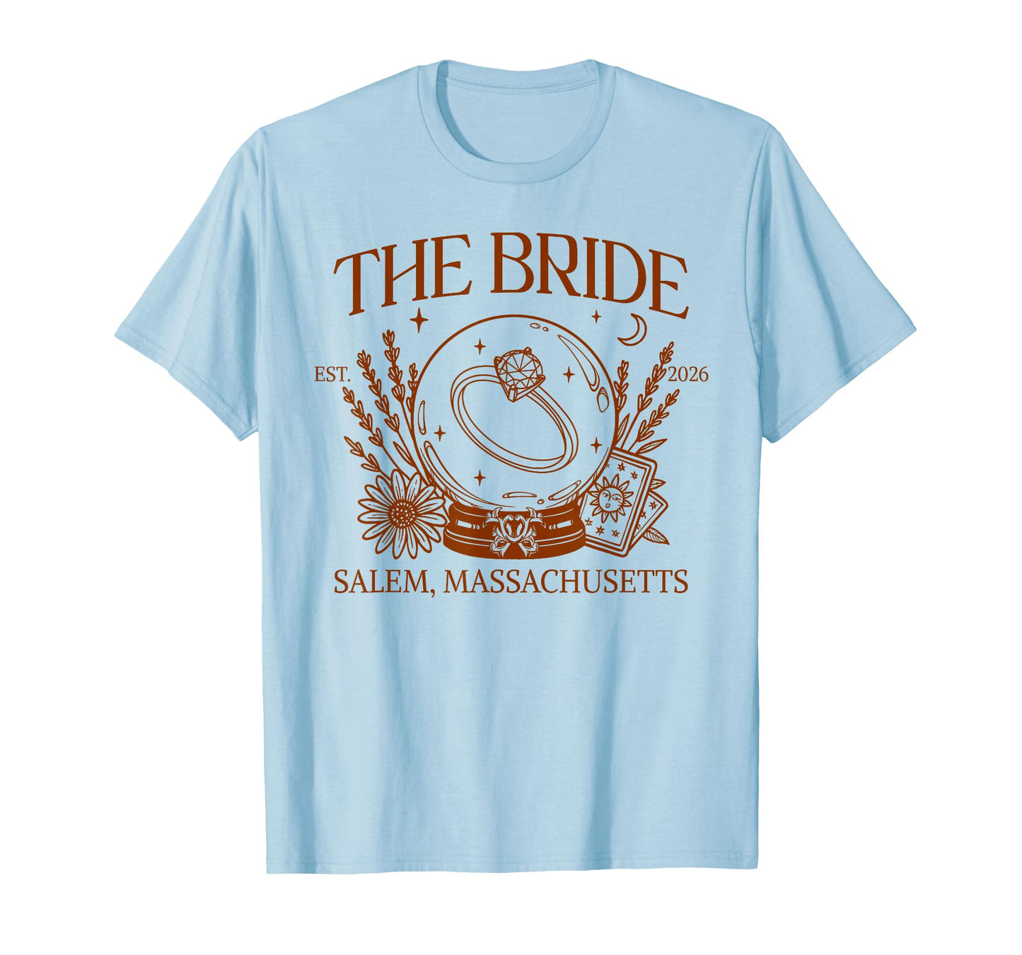 Halloween Bachelorette The Bride Salem Massachusetts 2026 T-Shirt