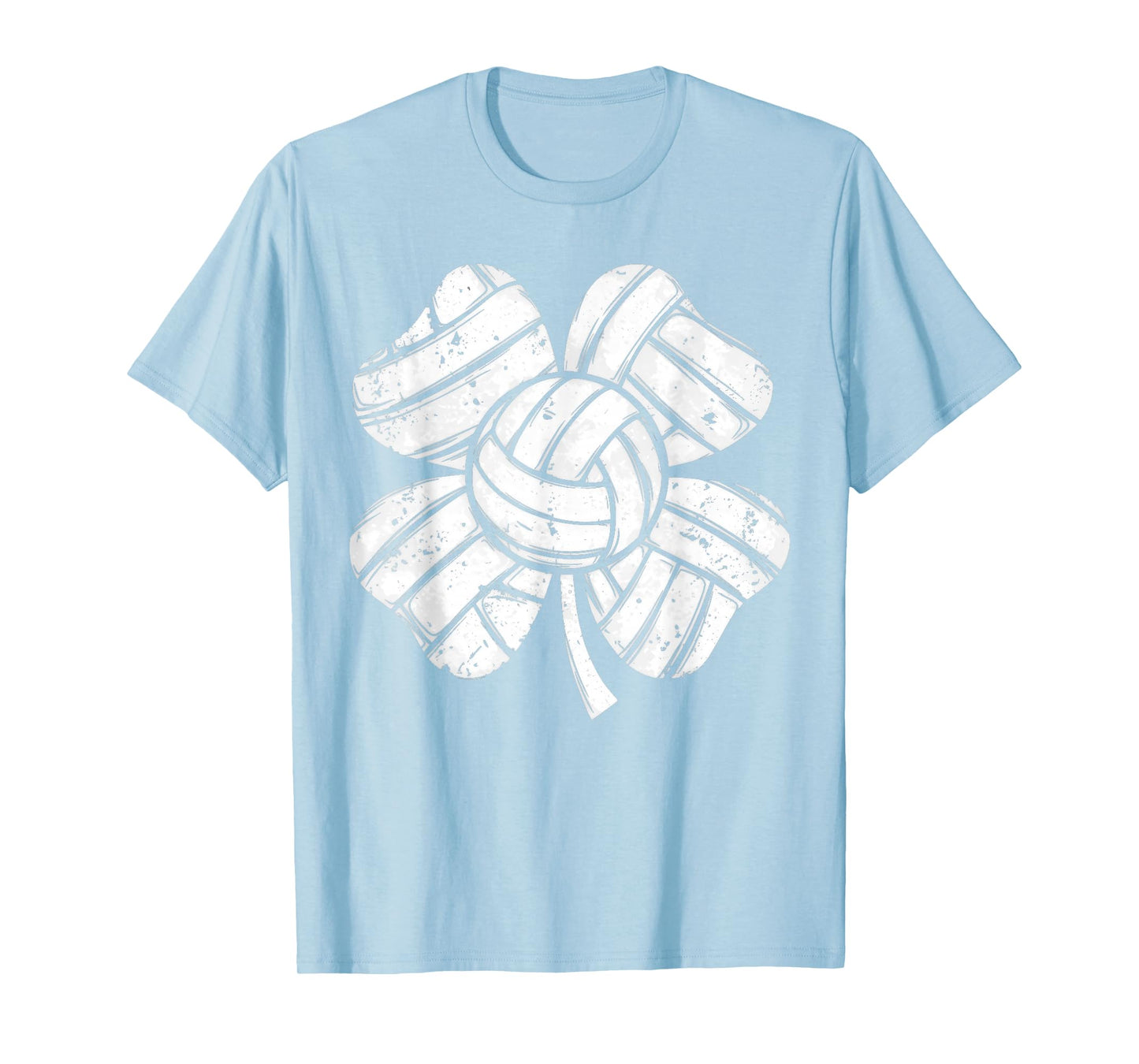 Volleyball St Patricks Day Boys Girls Men Women Shamrock T-Shirt