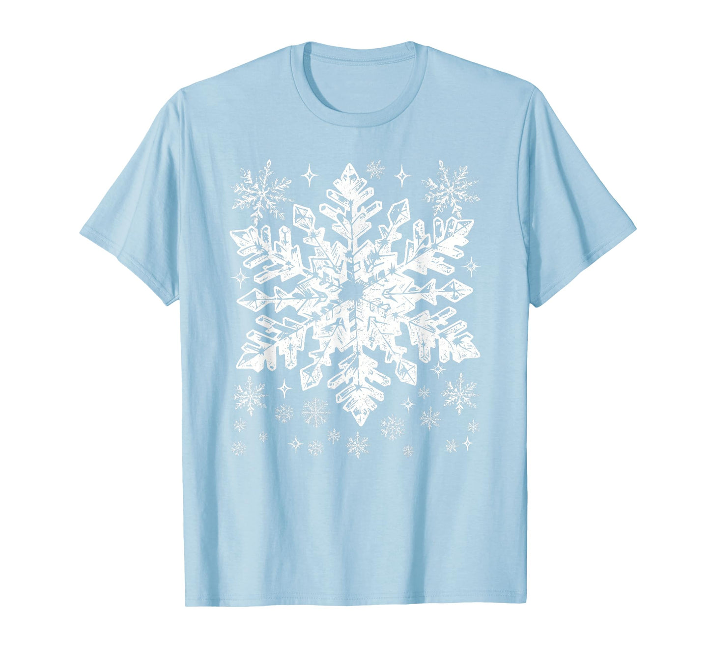 Snowflake Costume Winter Christmas Matching Mens Womens Kids T-Shirt