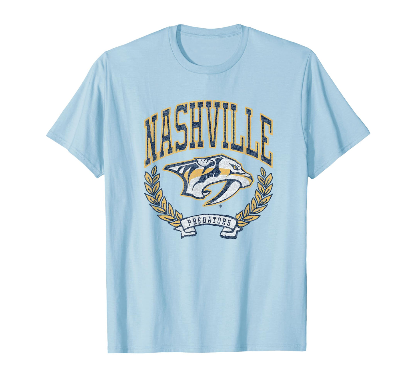 Nashville Predators Vintage Victory Gray Officially Licensed T-Shirt