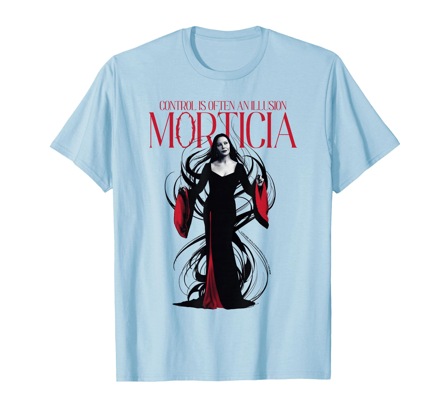 Wednesday Season 2 Control is Often an Illusion Morticia T-Shirt