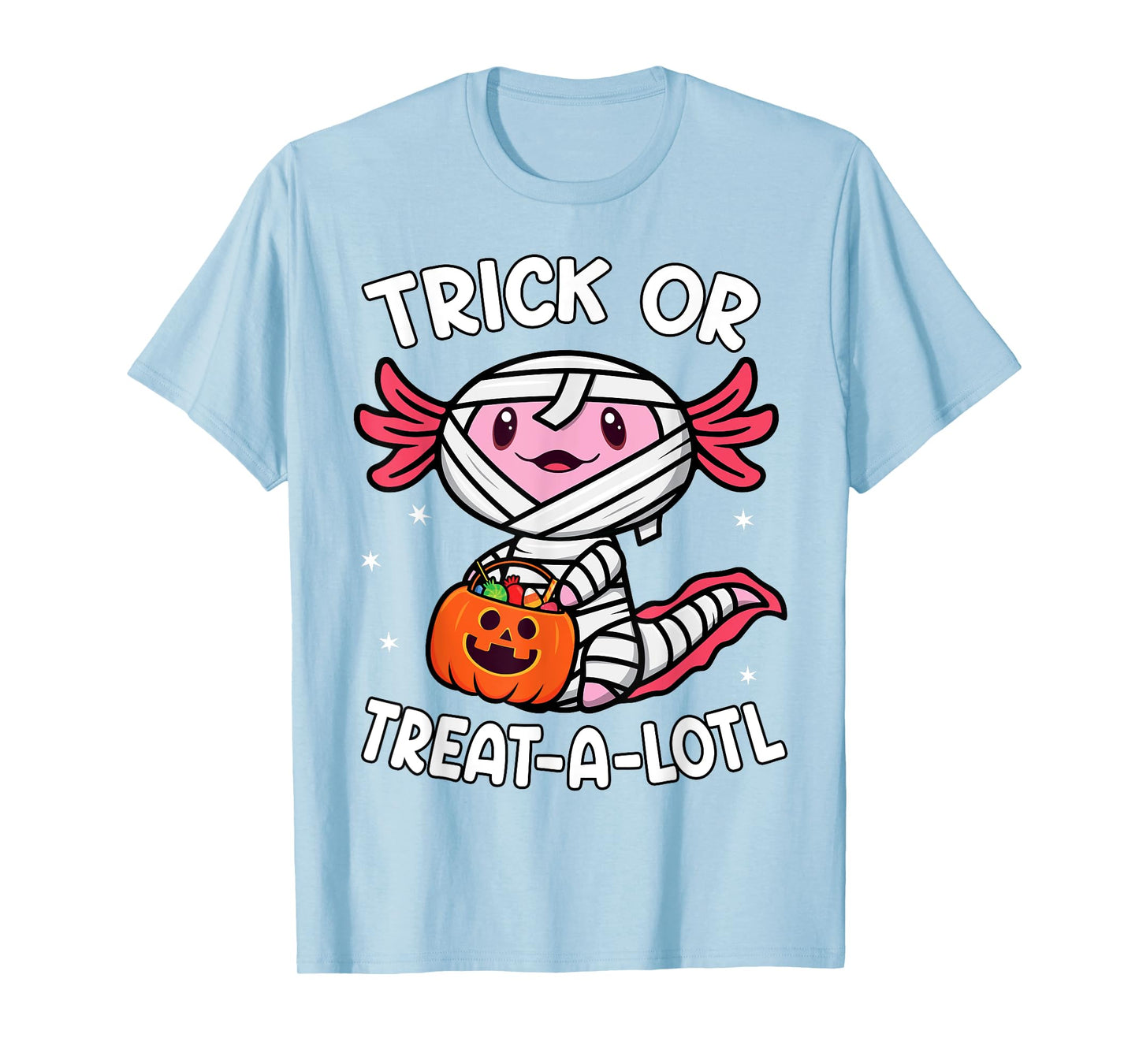 Trick or Treat A Lotl Axolotl Halloween Costume Toddler Kids T-Shirt