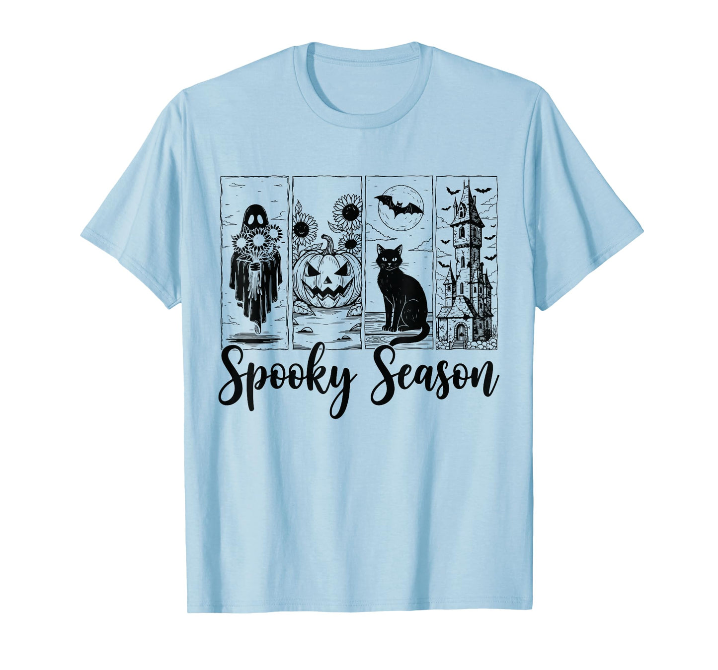Vintage Halloween Horror Spooky Season T-Shirt