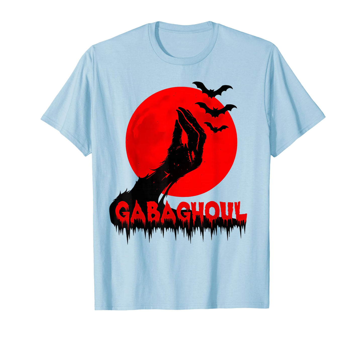 Gabaghoul Funny Hand Moon Italian Joke Halloween Men Women T-Shirt