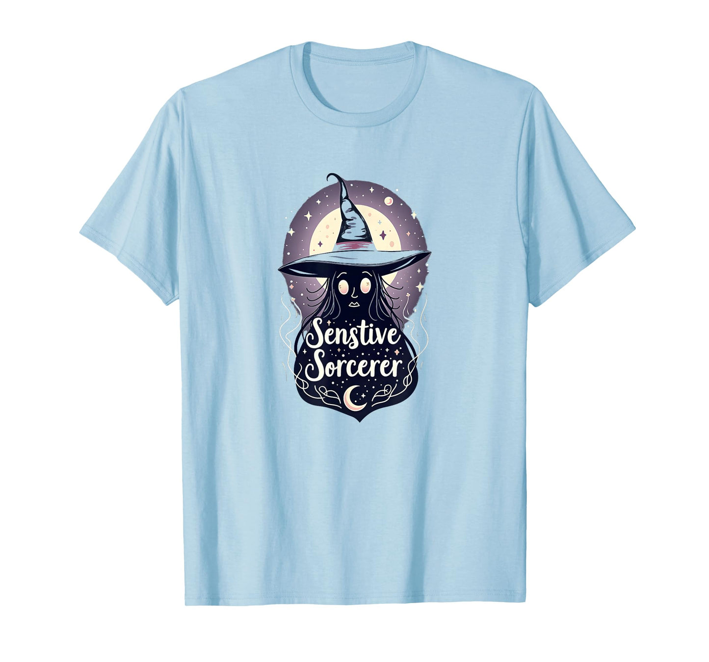 Halloween Personality Types: Sensitive Sorcerer Magical Art T-Shirt