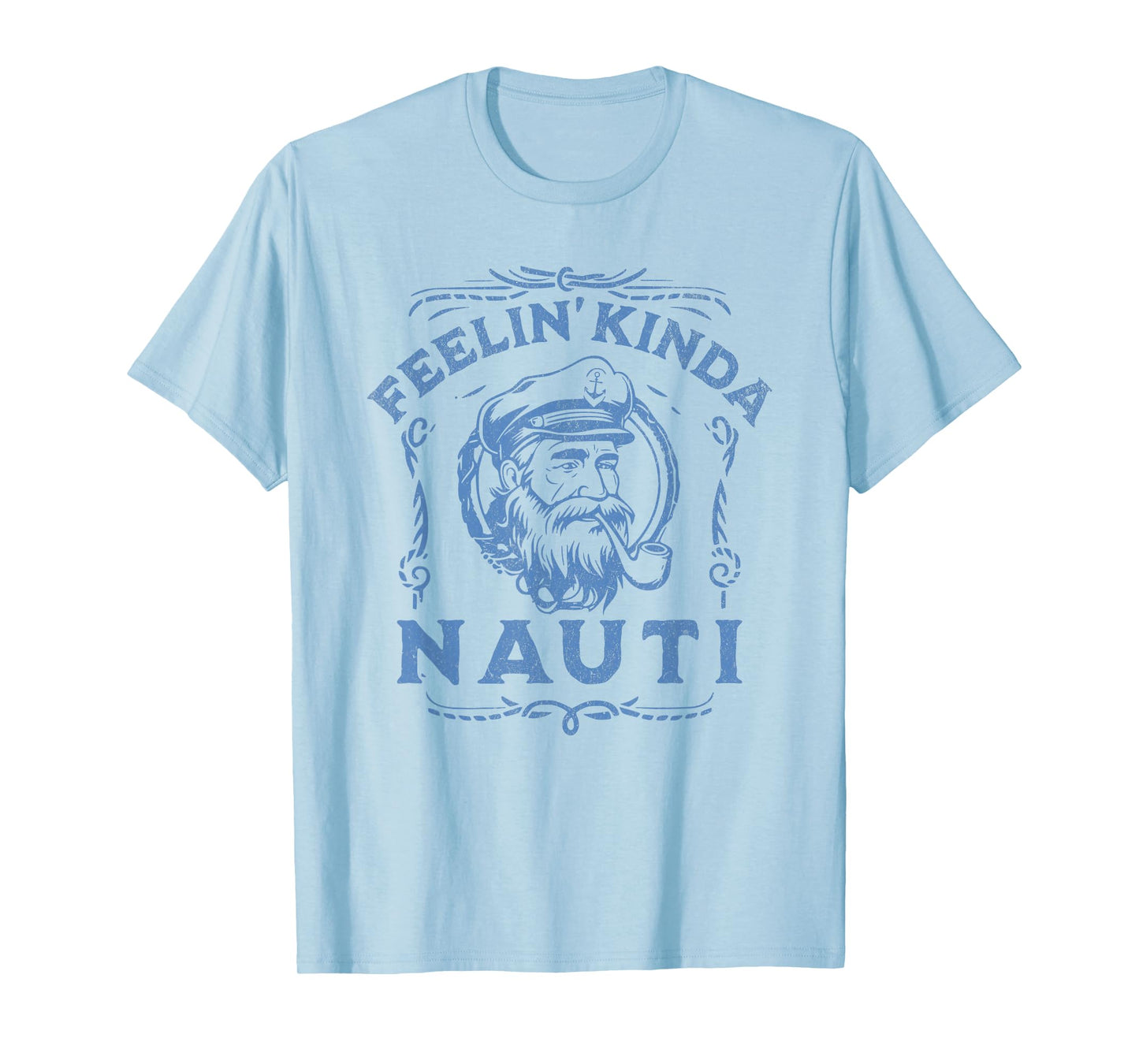 Yacht Rock Party Nauti Motor Boat Captain Love Motor Boating T-Shirt