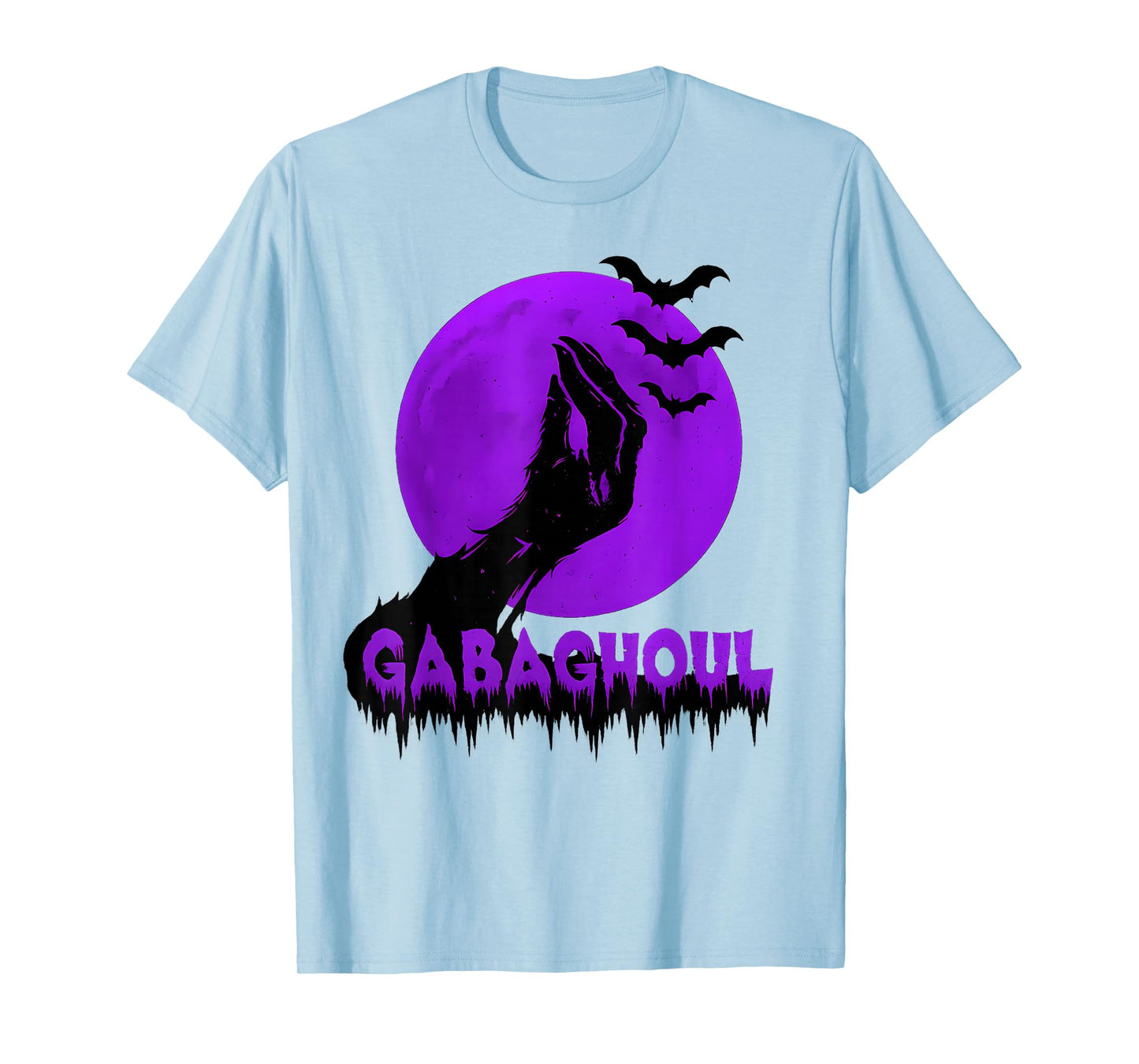 Gabaghoul Funny Hand Moon Italian Joke Halloween Men Women T-Shirt