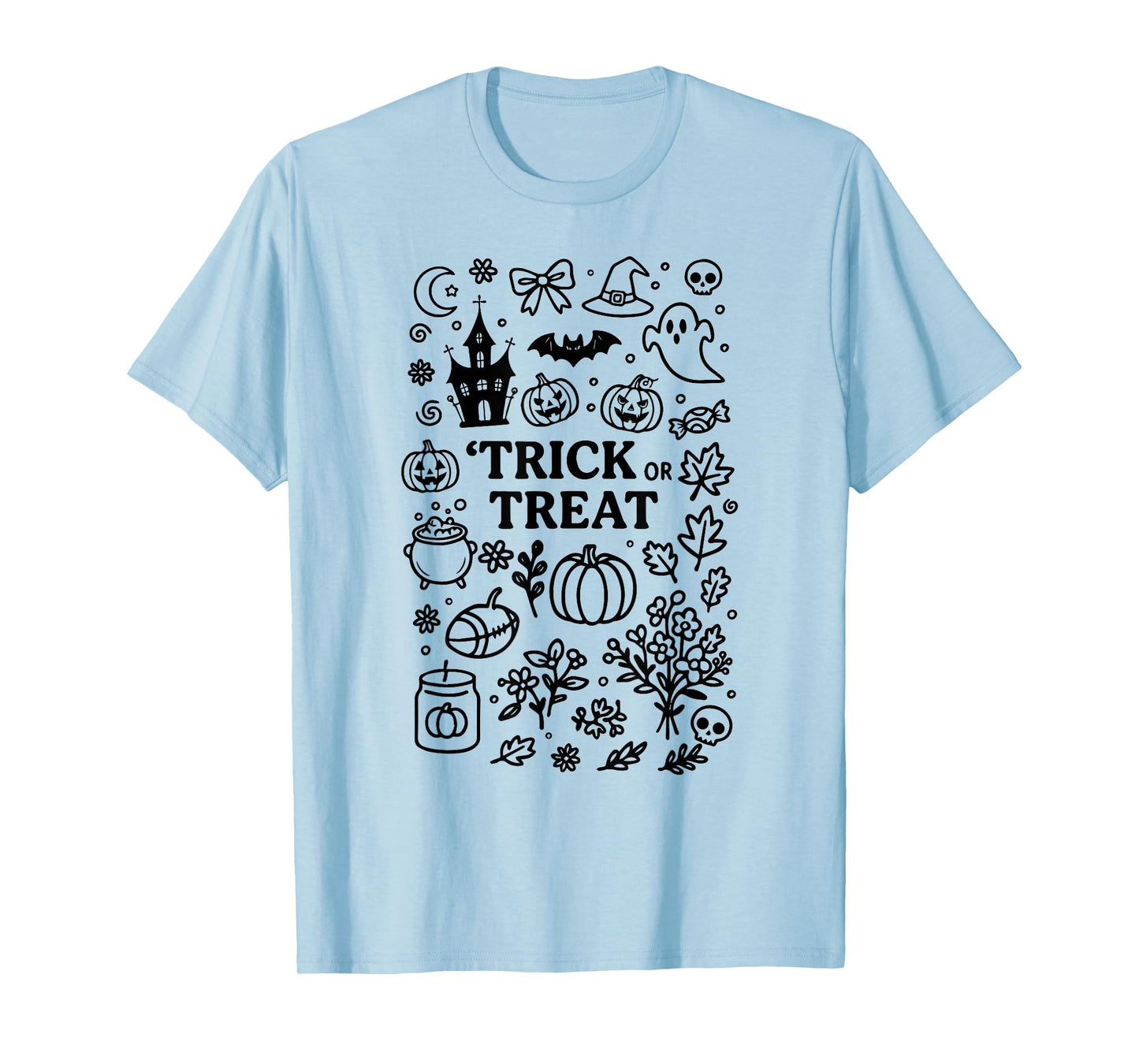 Pumpkin Halloween Doodle Costume Halloween Costume T-Shirt