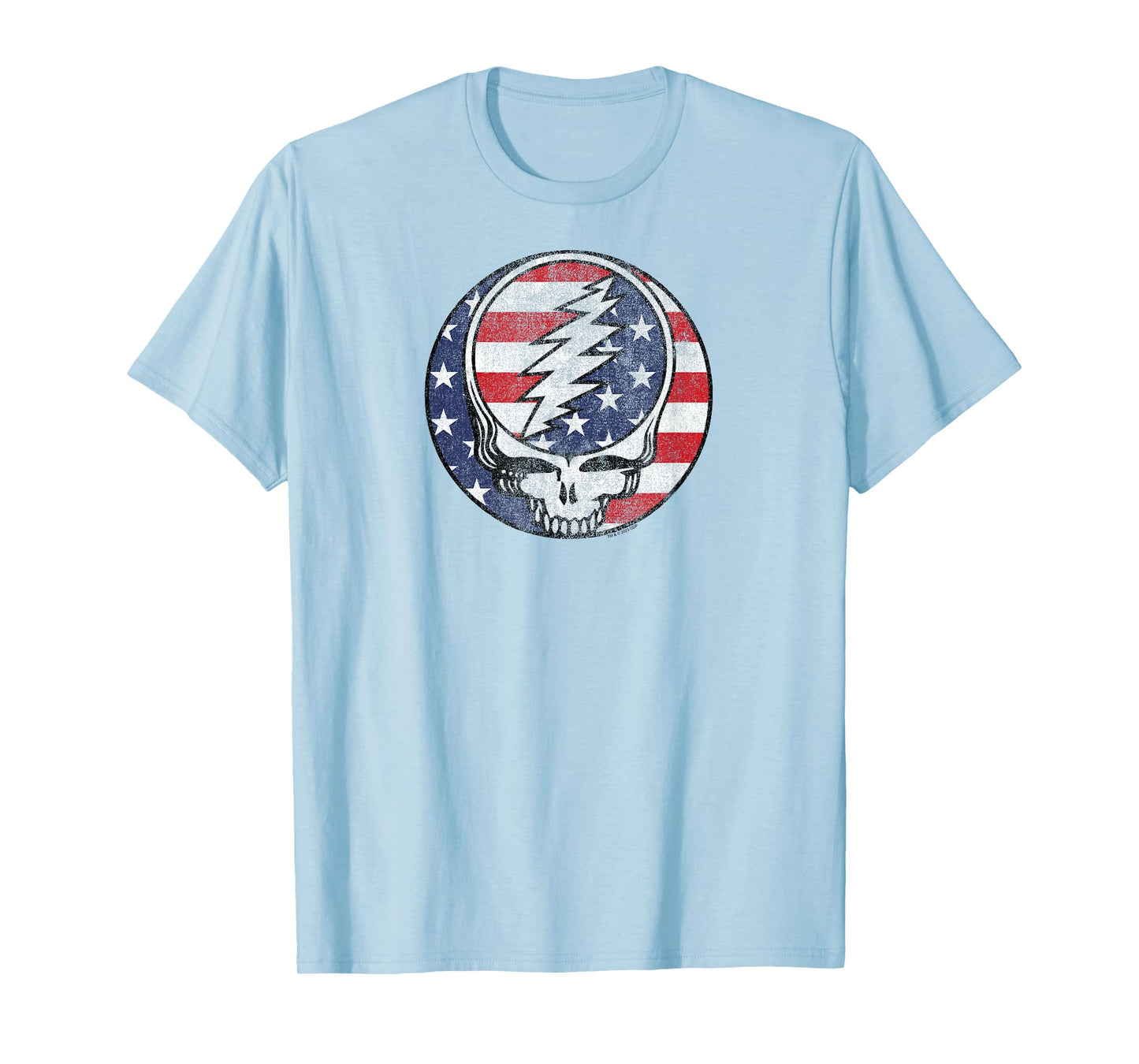 Grateful Dead American Flag Steal Your Face Vintage Band T-Shirt