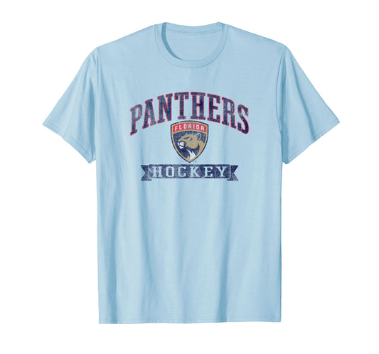 Florida Panthers Vintage Hockey Gray Officially Licensed T-Shirt