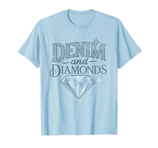 Denim And Diamonds Faded Vintage T-Shirt