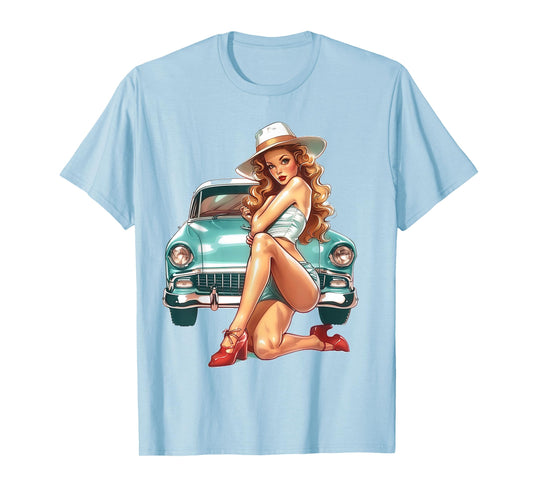Pinup Girl Pin Up Vintage Retro girls T-Shirt
