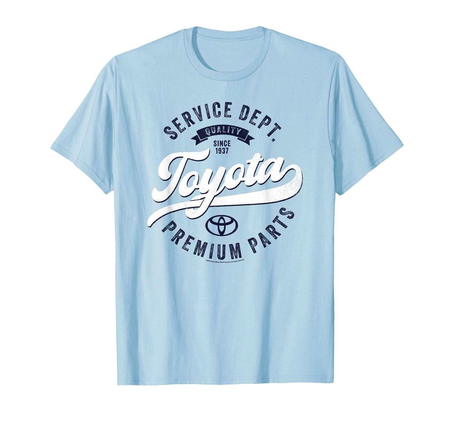 Toyota Service Dept Quality Since 1937 Distressed Retro Logo T-Shirt