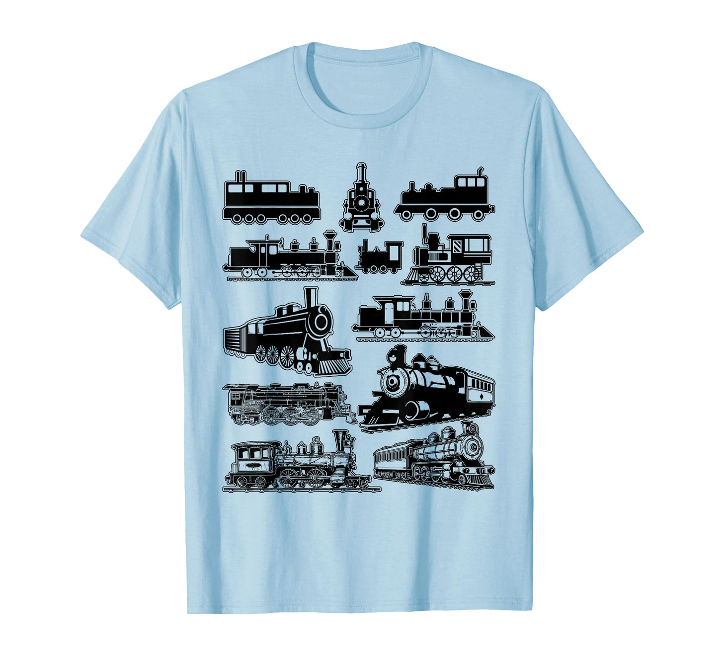 Vintage Steam Train Locomotive Toddler Boys Kids T-Shirt