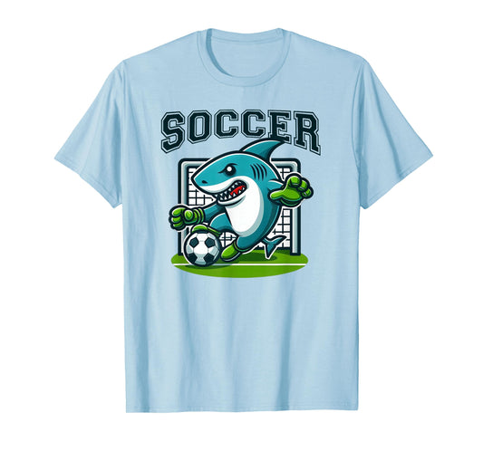 Soccer Shark Playing Soccer T-Shirt