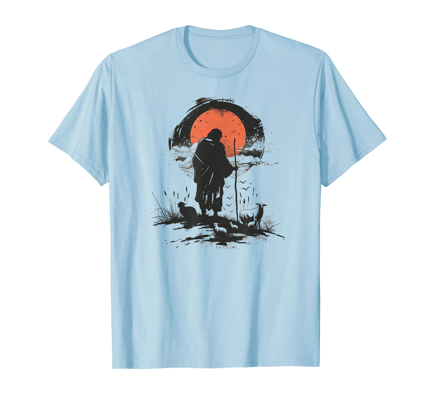 Shepherd Jesus and his flock T-Shirt