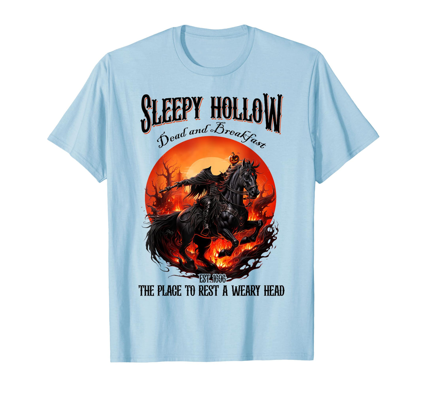 Sleepy Hollow Retro Vintage Headless Horseman Halloween T-Shirt