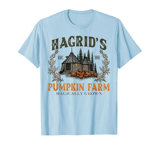 Retro Fall Hagrid's Pumpkin Farm Patch Autumn Pumpkin Garden T-Shirt