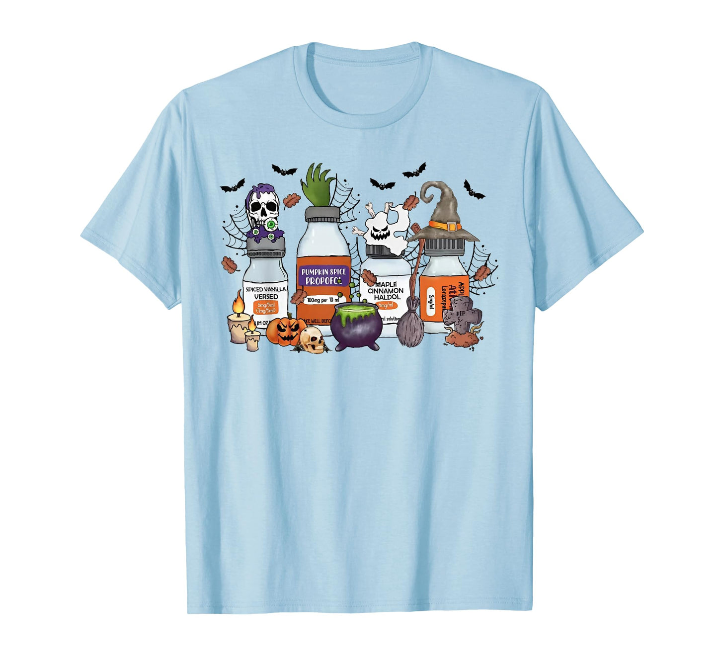 Pumpkin Spice Propofol - Halloween Pharmacy Tech Nurse Pills T-Shirt