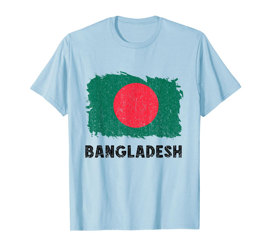 Bangladesh Bangladeshi Pride Vintage Bangladeshi Flag T-Shirt