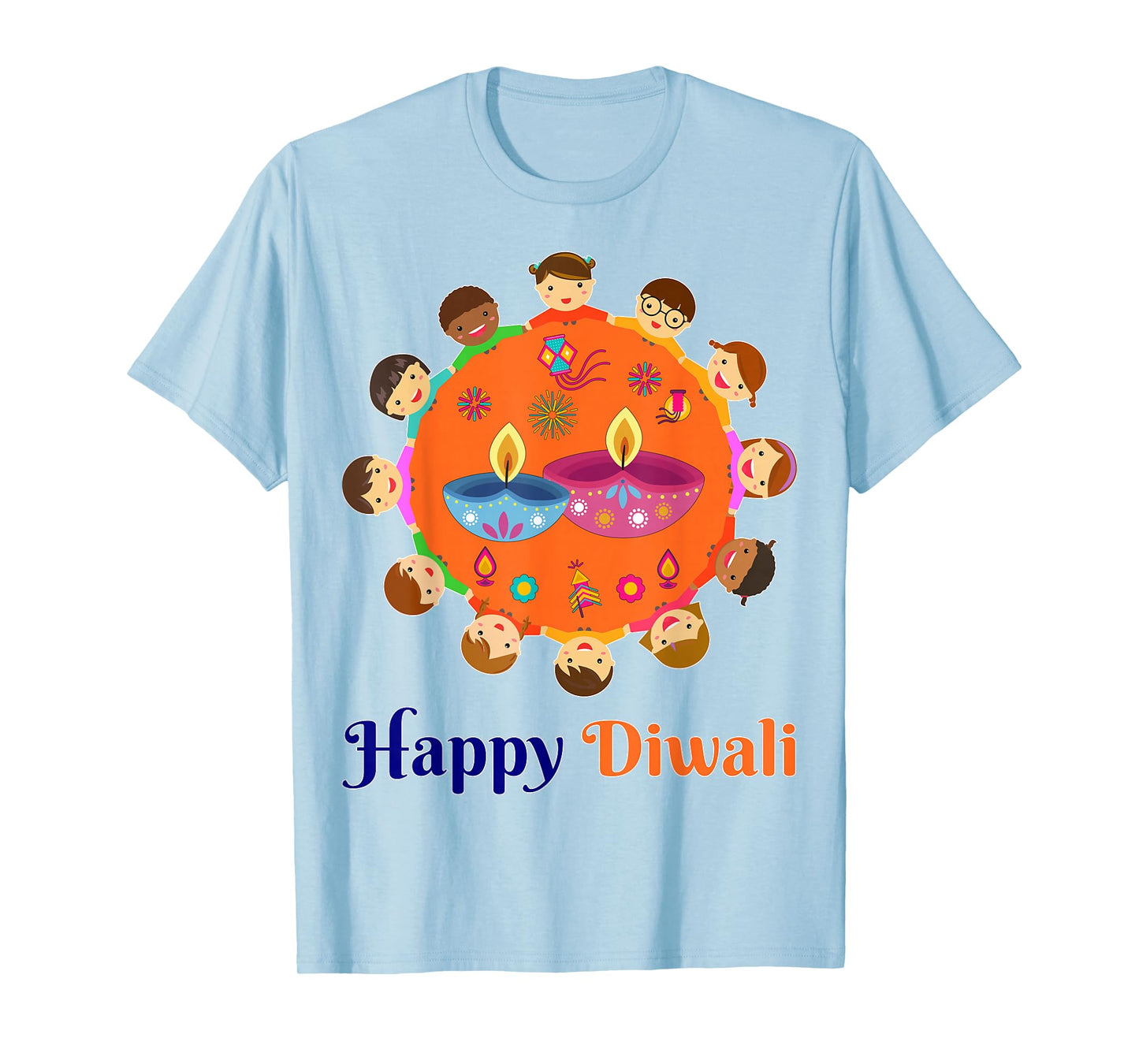 Toddler Diwali-Shirt Kid Men Women Family Hindu Happy Diwali T-Shirt