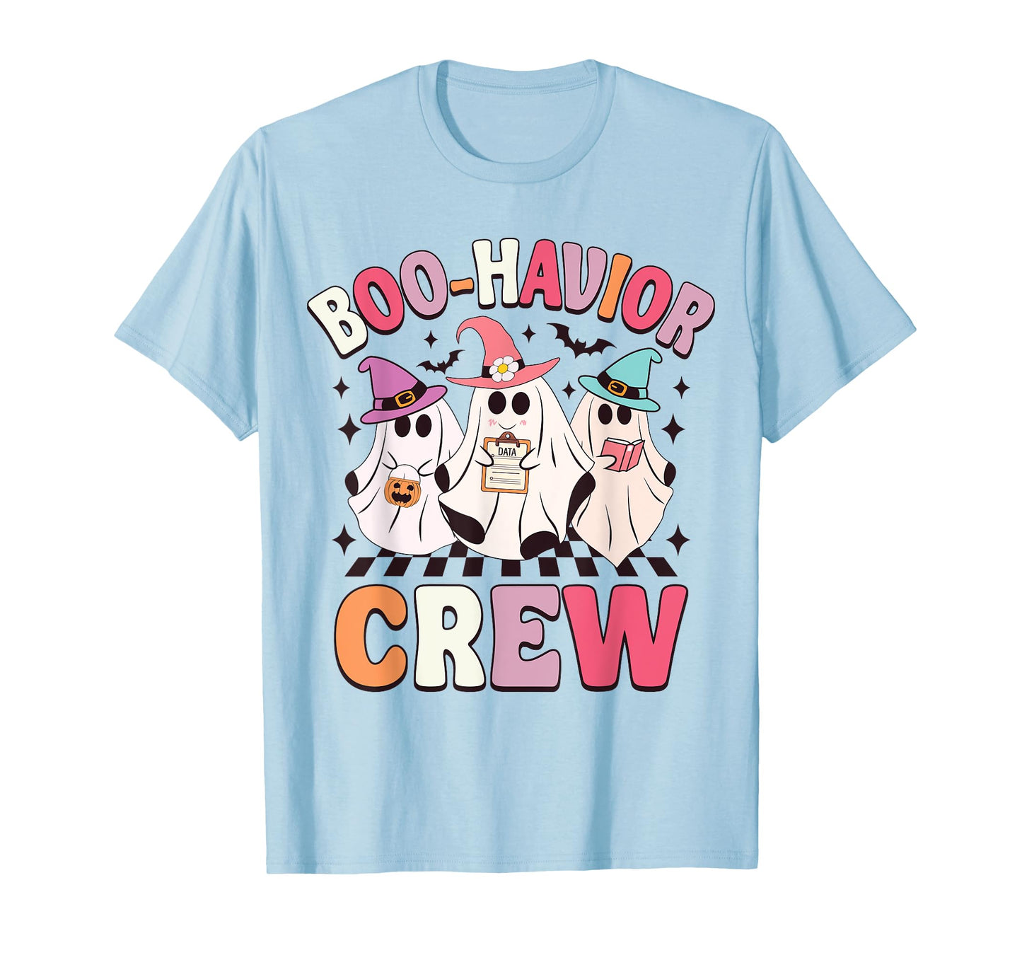 Retro Boo-Havior Crew Behavior Analyst Halloween ABA RBT T-Shirt