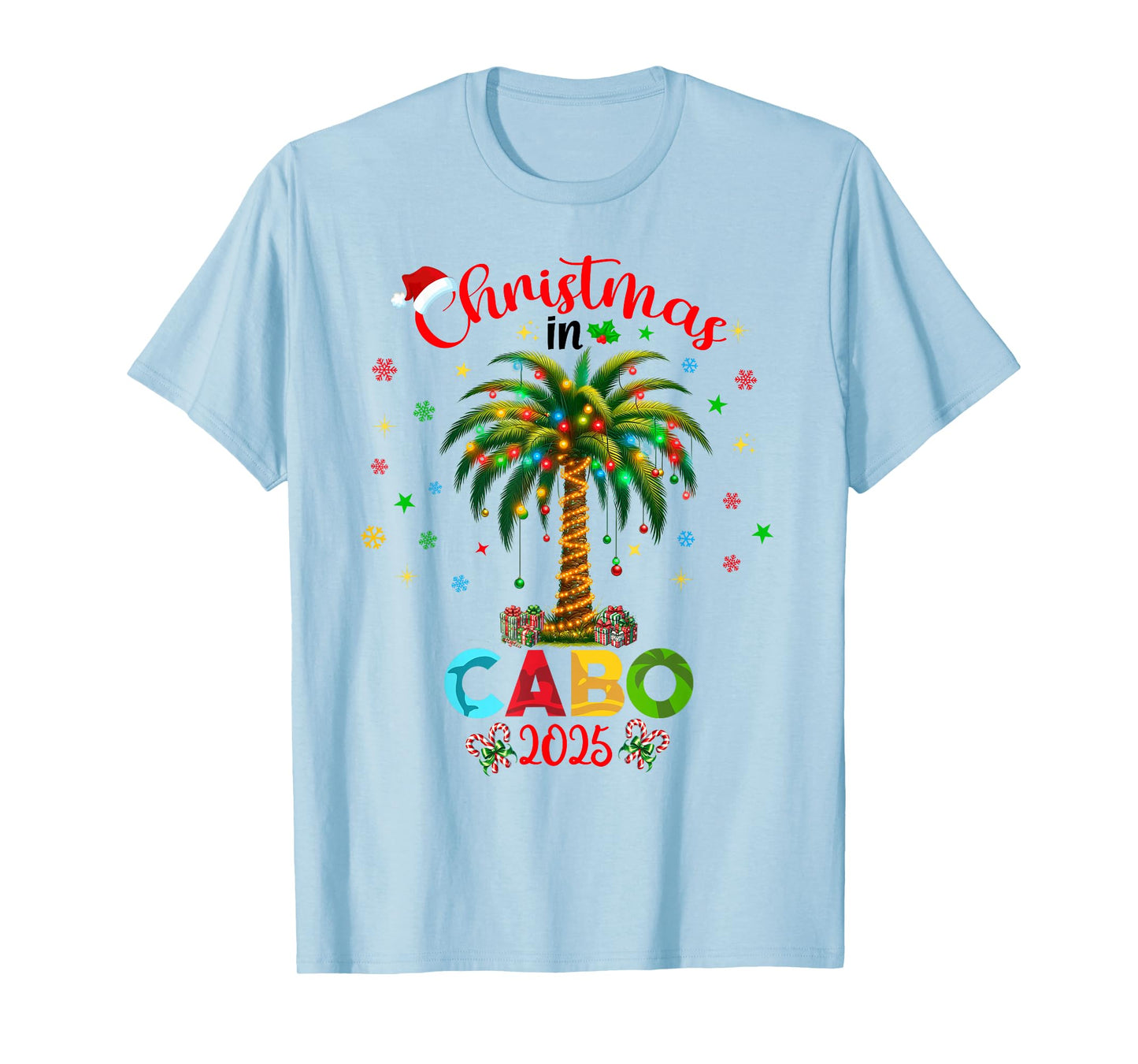 Mexico Cancun Cabo Christmas Trip Family Reunion Tropical T-Shirt